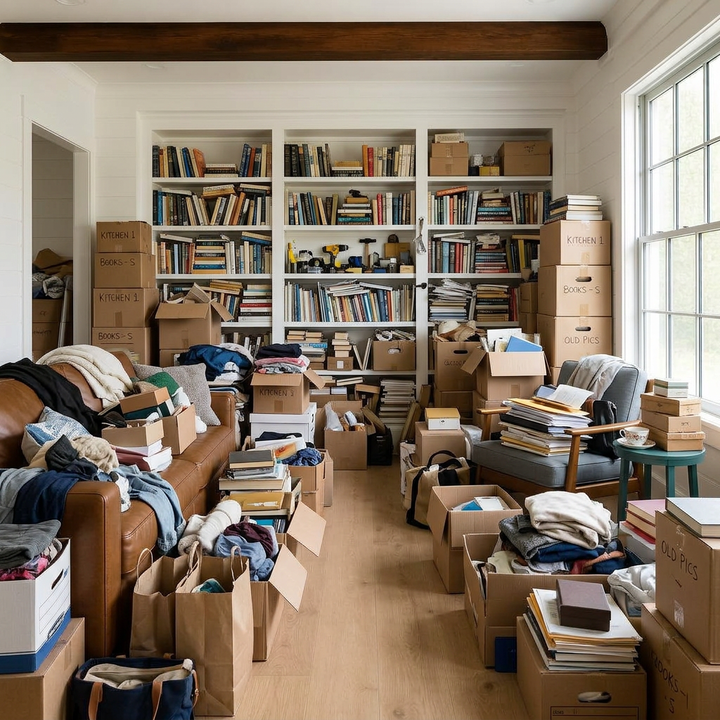 Example of a home's level of items on surfaces
